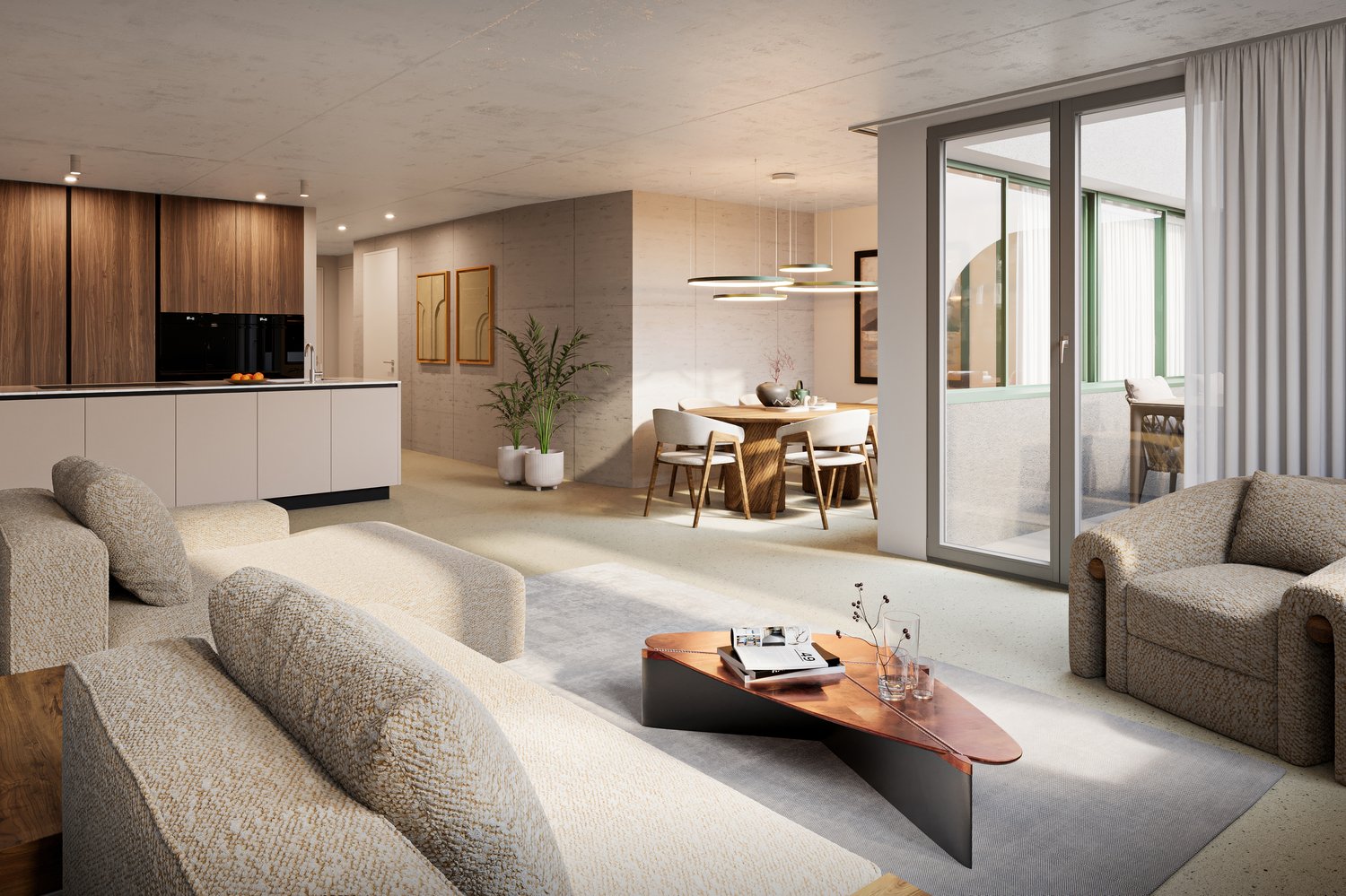 Neubau 3.5-Zimmer-Attikawohnung - Walde Immobilien AG