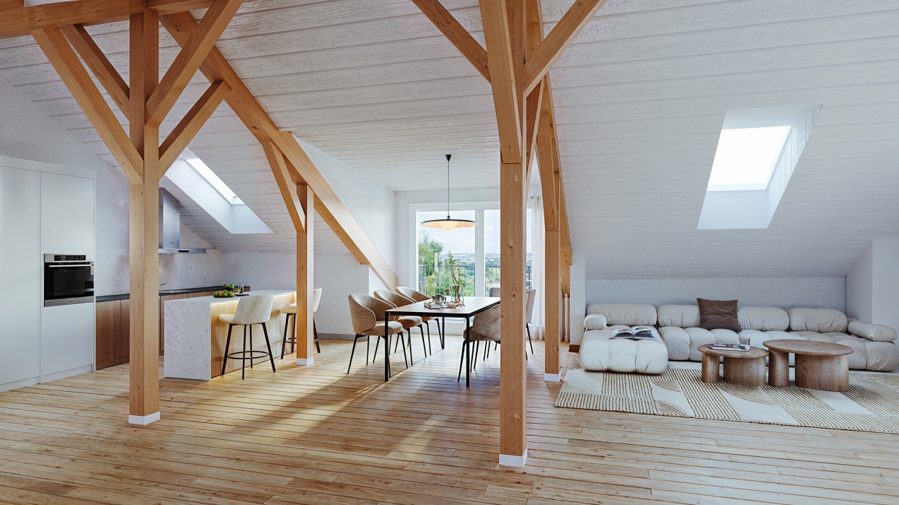 Charme ancien, style moderne. 3,5 pièces / 100m² au volume généreux - Bild 3