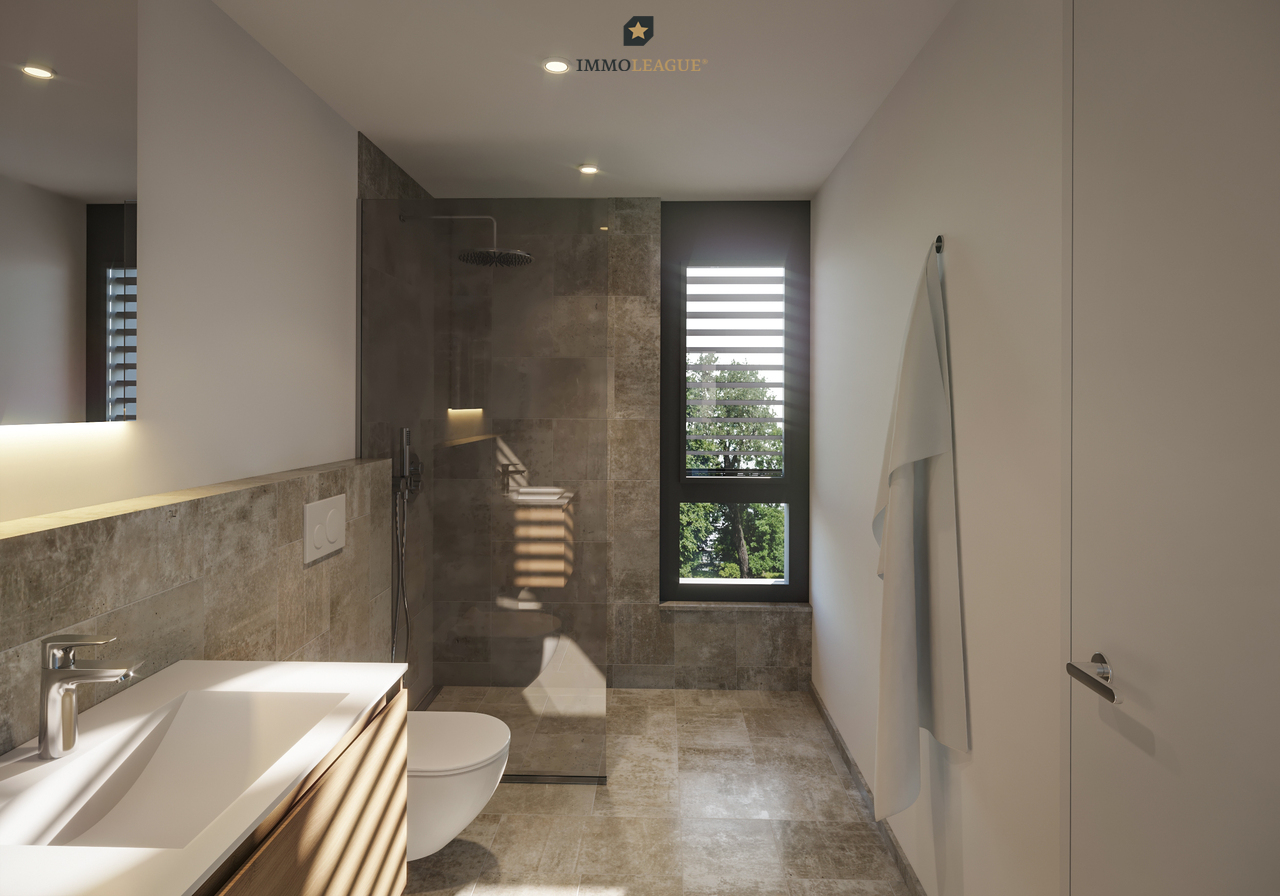 Letzte Chance. Nur noch 1 von 3 exklusiven Neubauhäusern verfügbar. - Fein abgestimmte Materialien für den perfekten Start in den Tag.