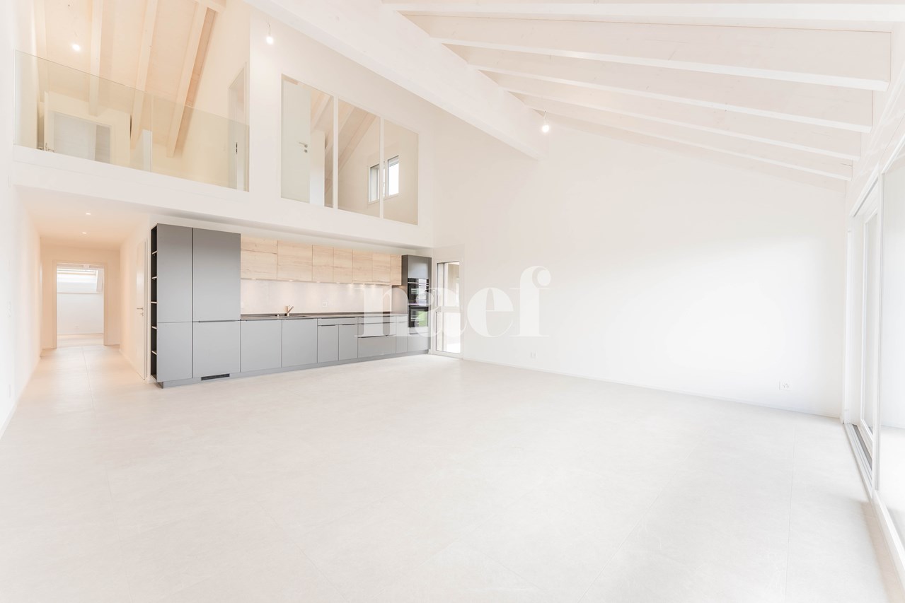 Appartement neuf de 5.5 pièces duplex avec grand balcon à vendre à Prévonloup -  Bild 1