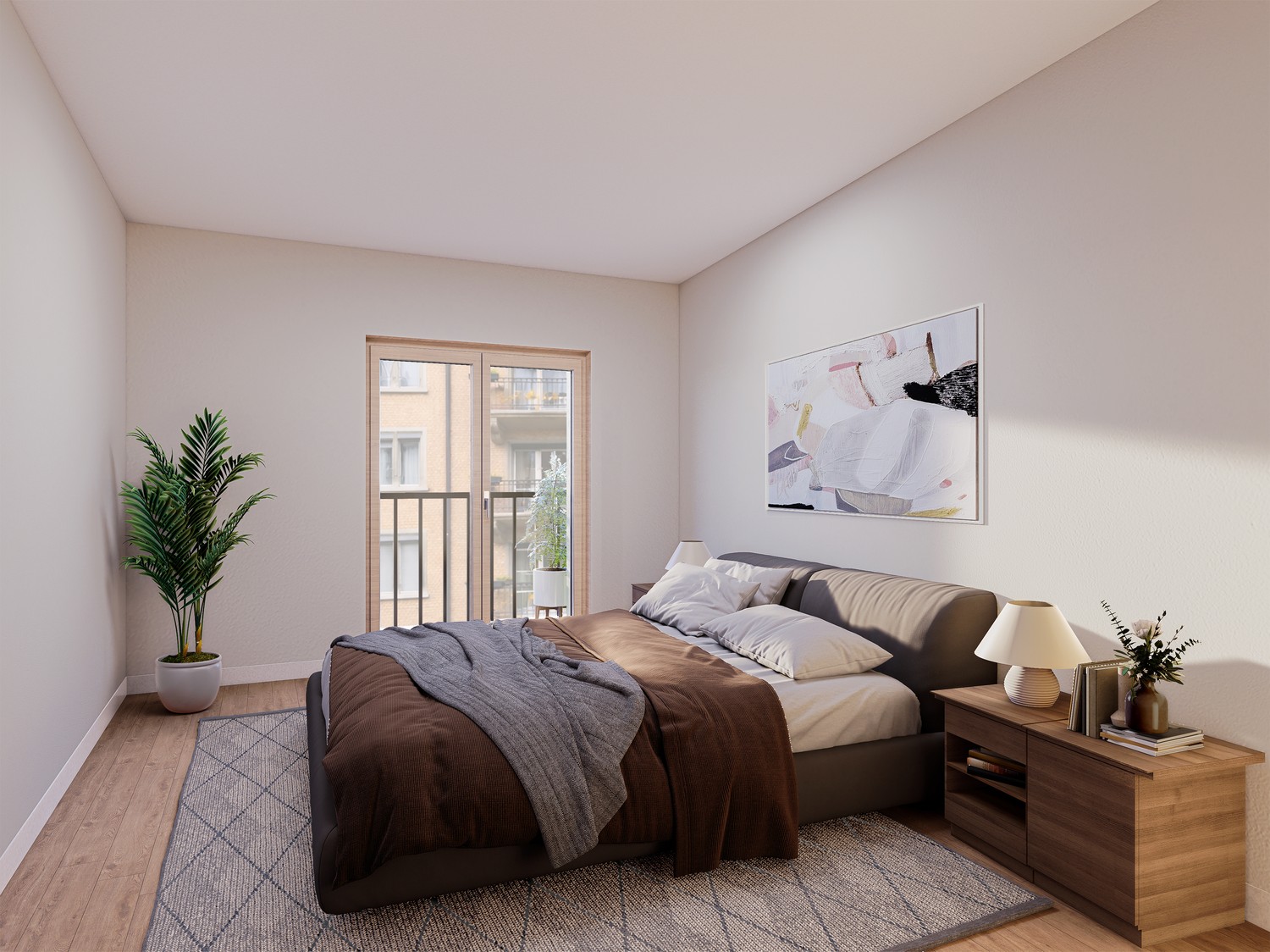 Willkommen zu Hause - Visualisierung Schlafzimmer