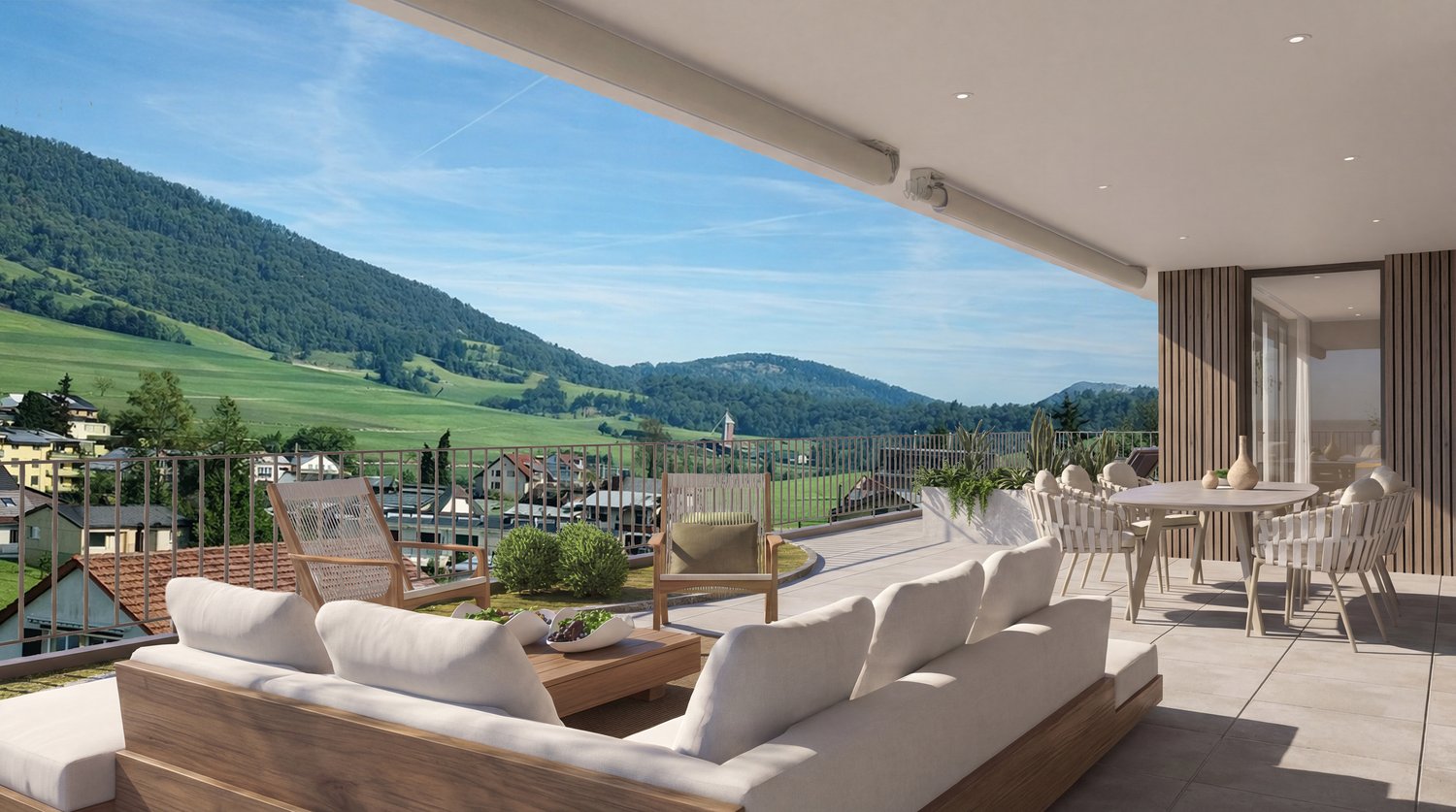 Neubauprojekt AURELIA Erlinsbach AG – 5.5 Zimmer Attikawohnung B.03 -  Bild 3