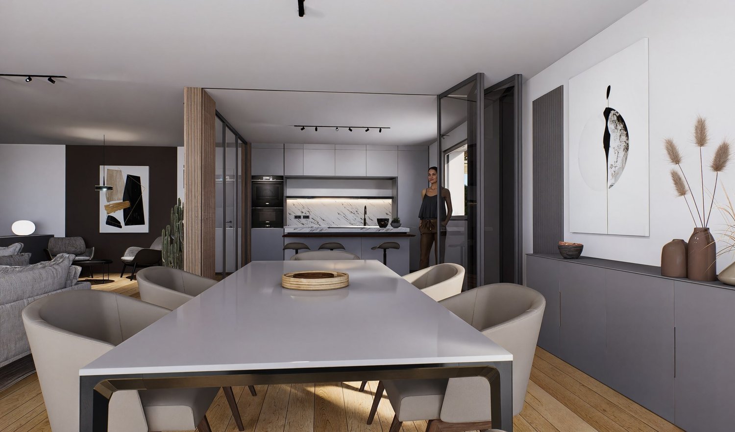 SPLENDIDO 3.5 LOCALI IN COSTRUZIONE CON GIARDINO A CAPOLAGO -  Bild 7