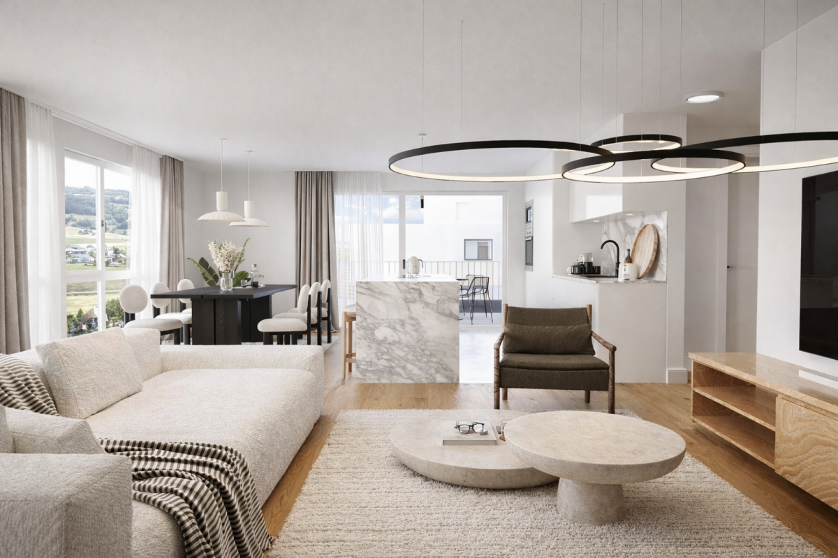 5.5-Zimmer-Eigentumswohnung mit Terrasse & Loggia - Bild 1