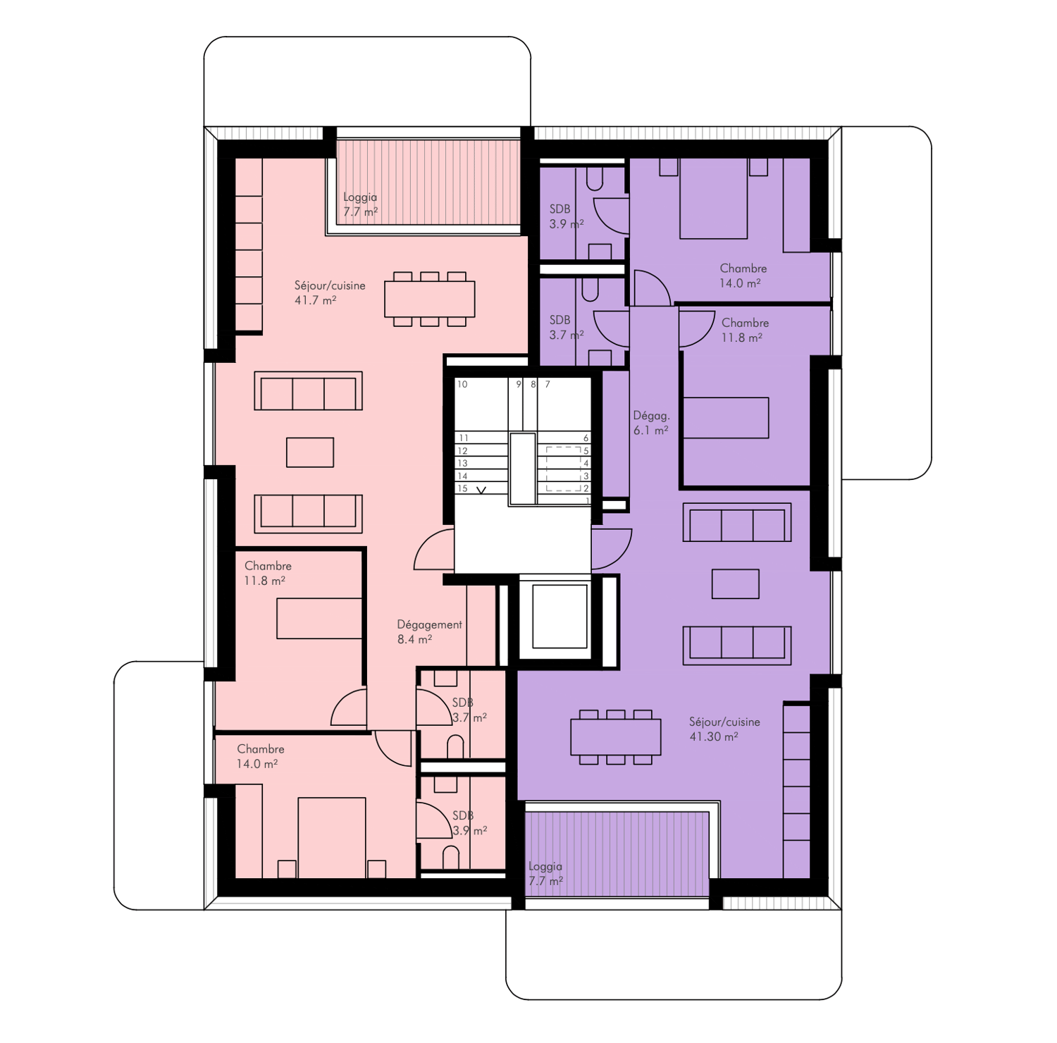 Résidence Hélia - dernier étage ! - Bild 8