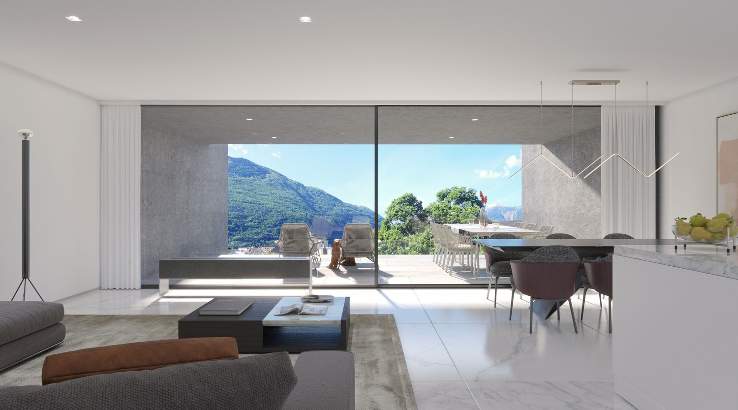 SOLDUNO - LOCARNO VENDESI APPARTAMENTI DI ALTO STANDING DA 3 1/2 e 4 1/2 LOCALI -  Bild 4