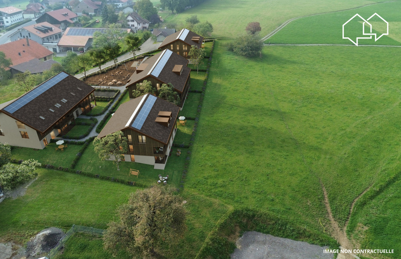 Appartement de 3.5 pièces dans les combles (bâtiment 1 - lot 6) - Vue d'ensemble