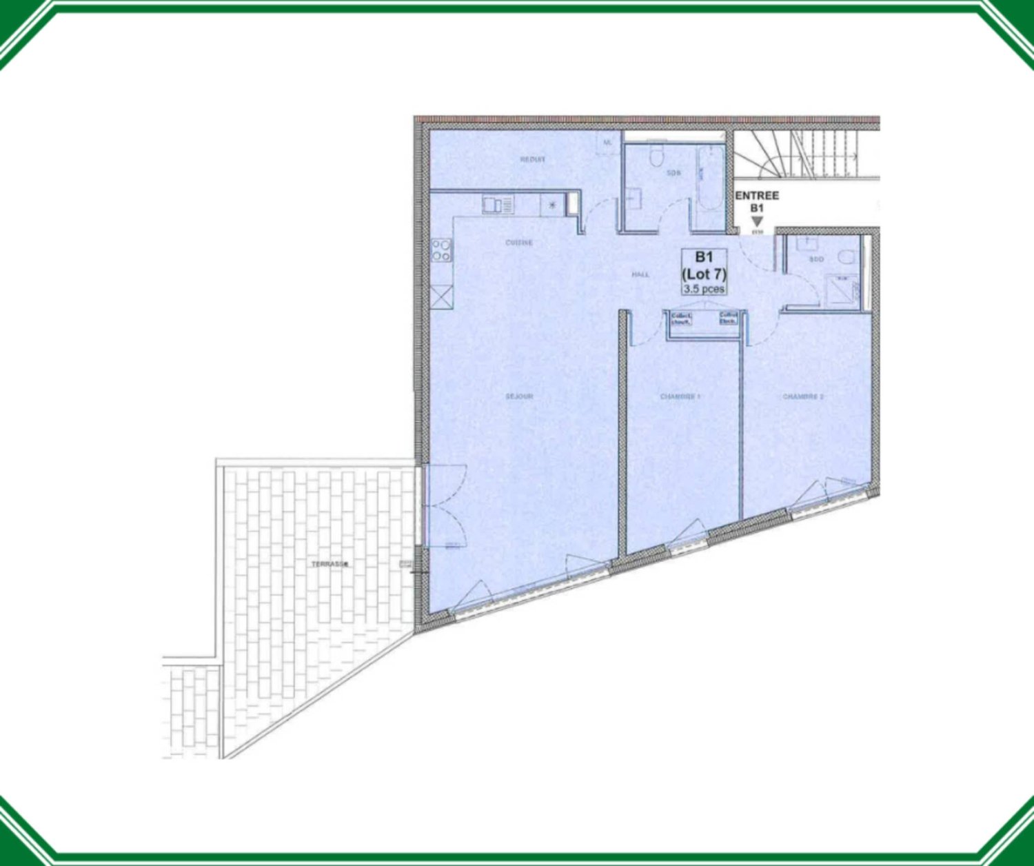 Appartement de 3.5 pièces avec grande terrasse - Bild 7