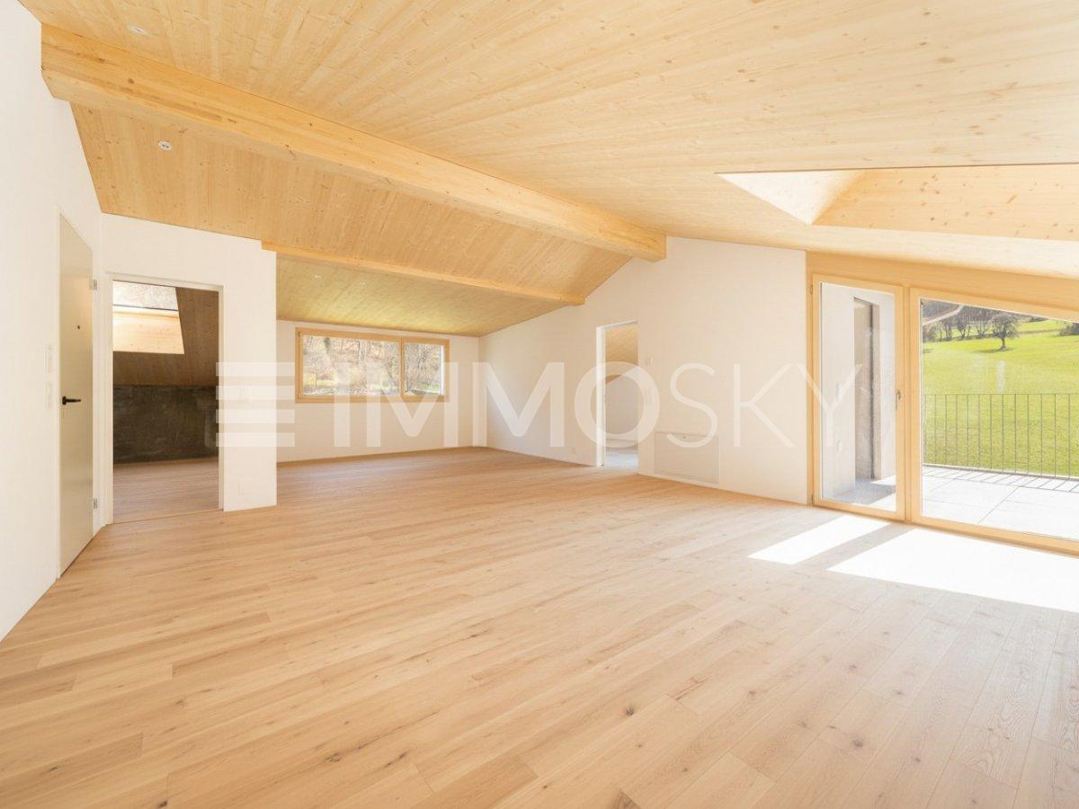 Dachrefugium im Neubau - Innenausbau nach Ihren Wünschen - Offener, heller Wohn- und Essbereich