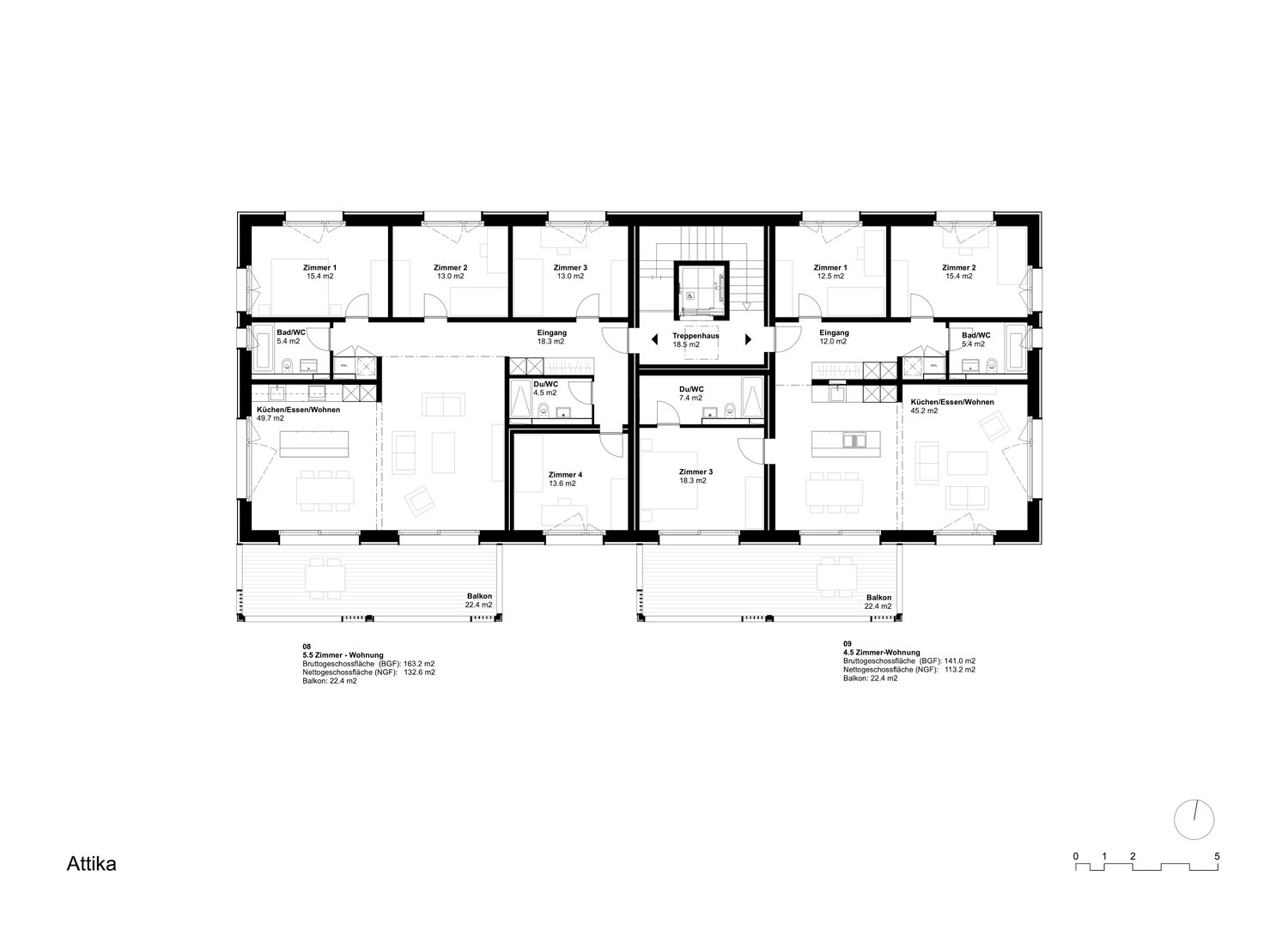 Gesund wohnen in 5 1/2 Zimmer Erdgeschosswohnung mit 150 m2 privatem Spiel - oder Blumenrasen - Bild 6