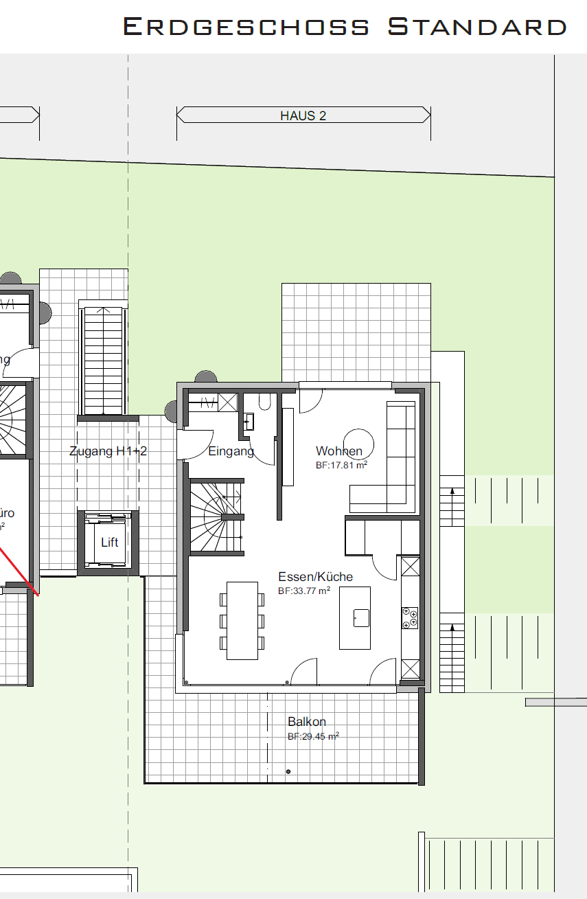 Grosszügige  Einfamilienhäuser mit Liftanlage am Südhang im steuergünstigen Auenstein -  Bild 7