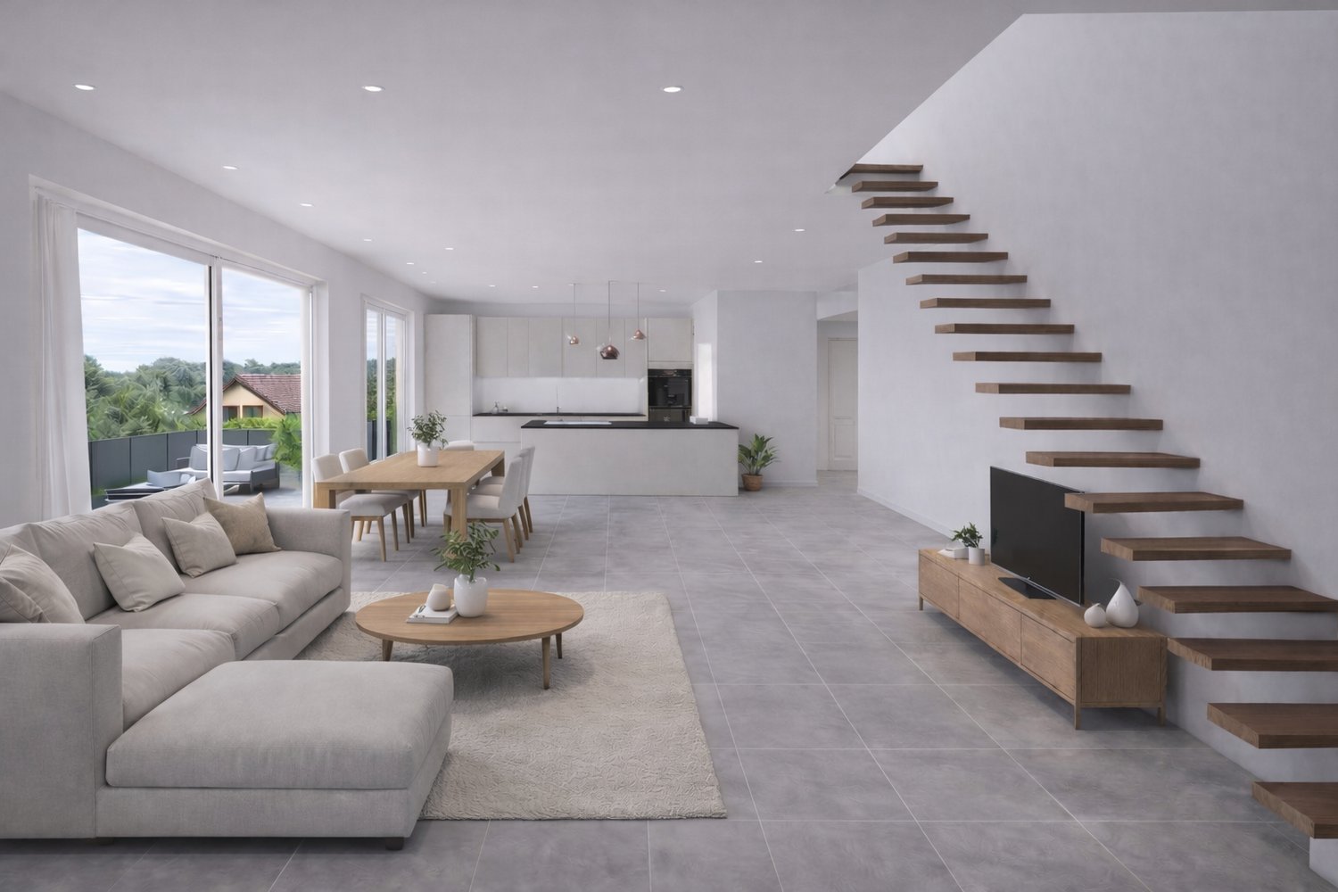 Magnifique appartement attique 5.5 pièces dans une construction moderne à Corban - Bild 1