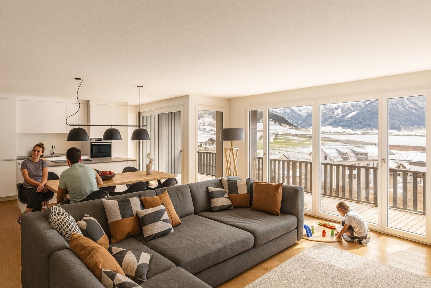 5.5-Zimmer EG-Wohnung mit grossem Garten in Euthal kaufen - Bild 2