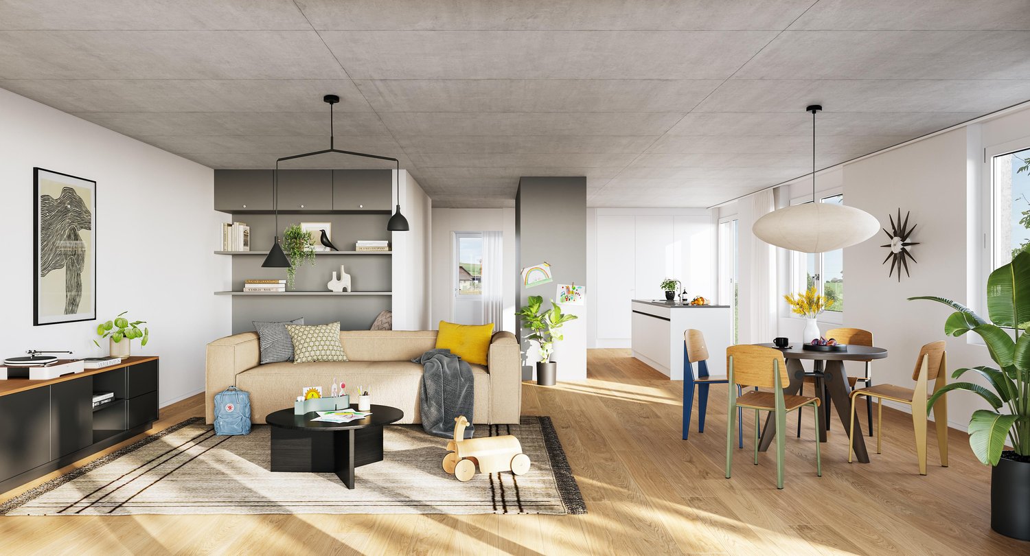 2.5 Zimmer Wohnung mit grosszügigem Balkon - Bild 2