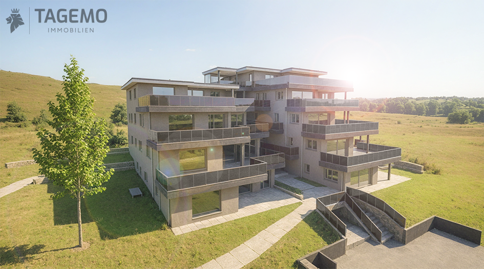 Wohnen mit aussergewöhnlicher Grosszügigkeit, weitläufige Terrasse und Blick ins Grüne -  Bild 2