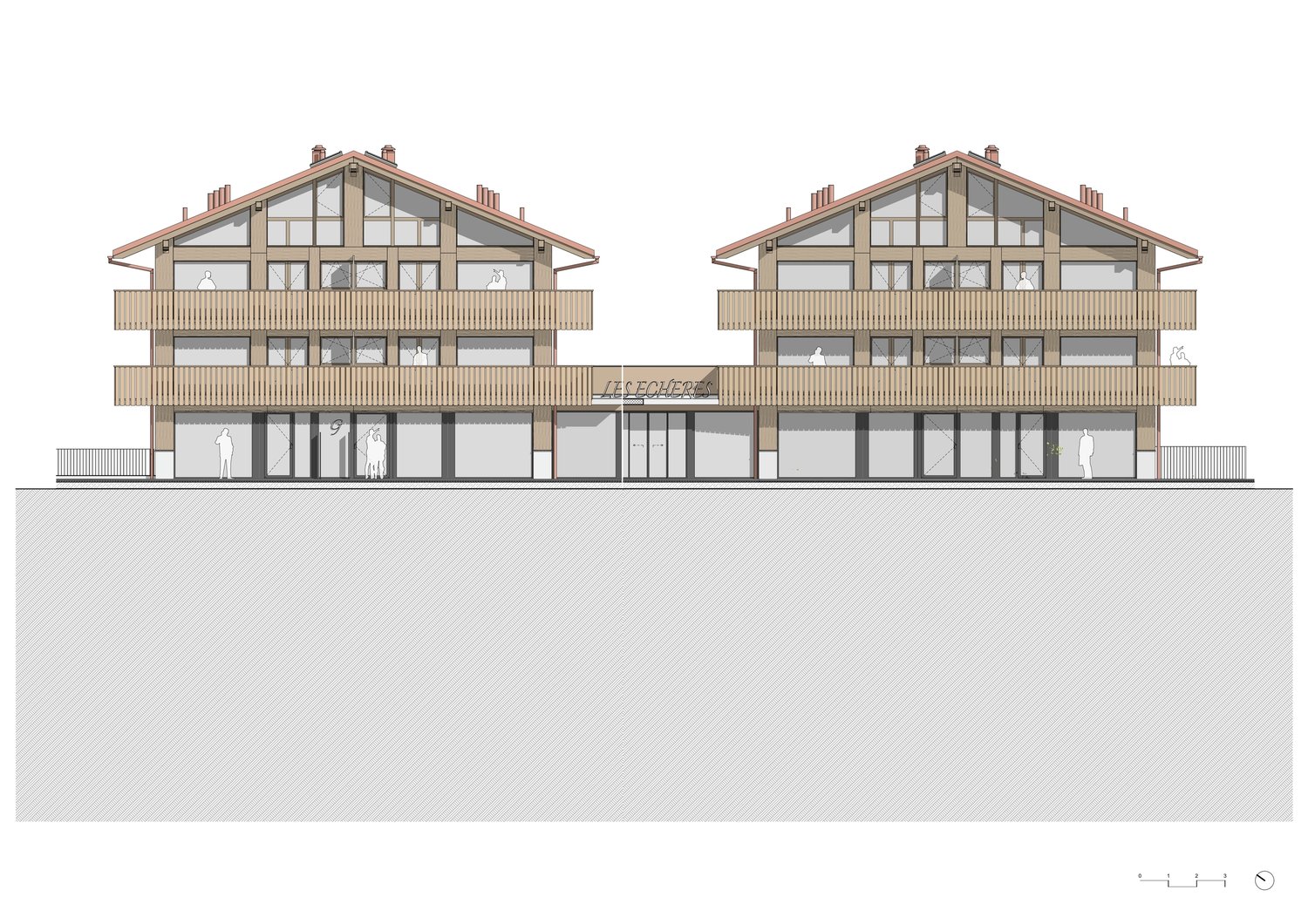 Vercorin - Echères 203 - duplex 4.5 pièces traversant - Plaquette de vente mise à jour_facade sud