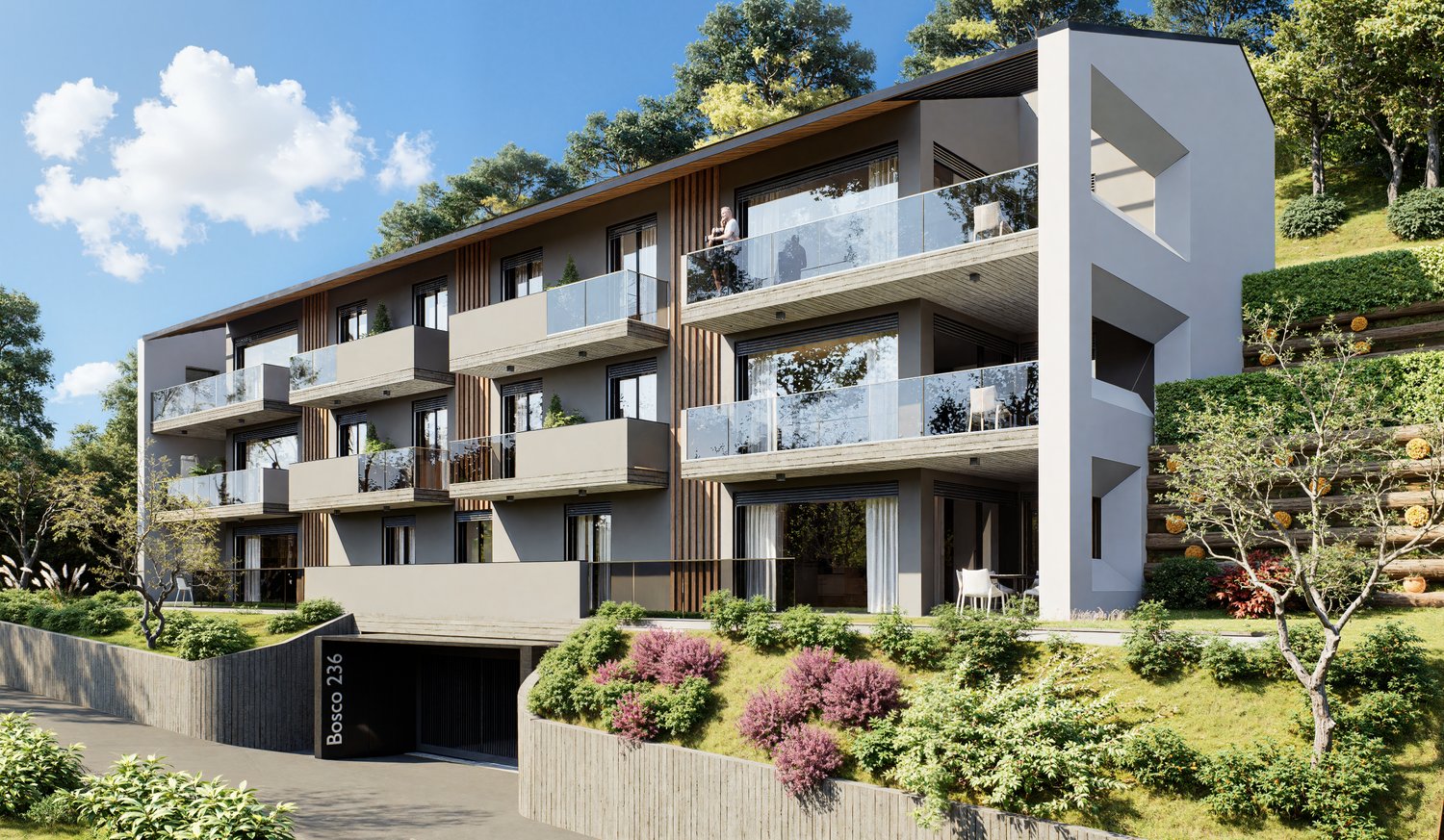 MERAVIGLIOSO DUPLEX DI 4.5 LOCALI CON GIARDINO PRIVATO A BOSCO LUGANESE PPP5 - Bild 13