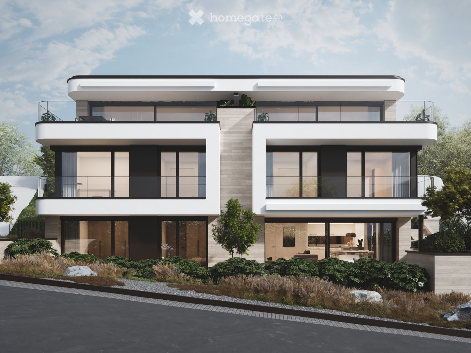 Exklusive Gartenwohnung in Neubau mit über 140 m² Terrassen und Garten an sonniger Lage in Männedorf - Bild 1