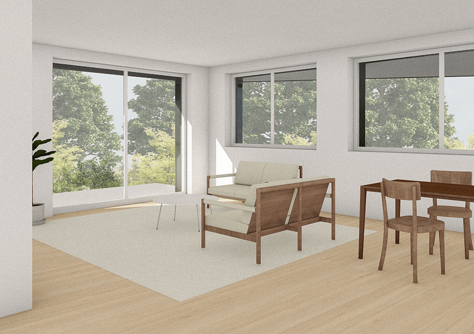 Helle und grösszügige 2.5-Zimmer-Wohnung mit Weitsicht und Garten mit 63qm - W2 -  Bild 4