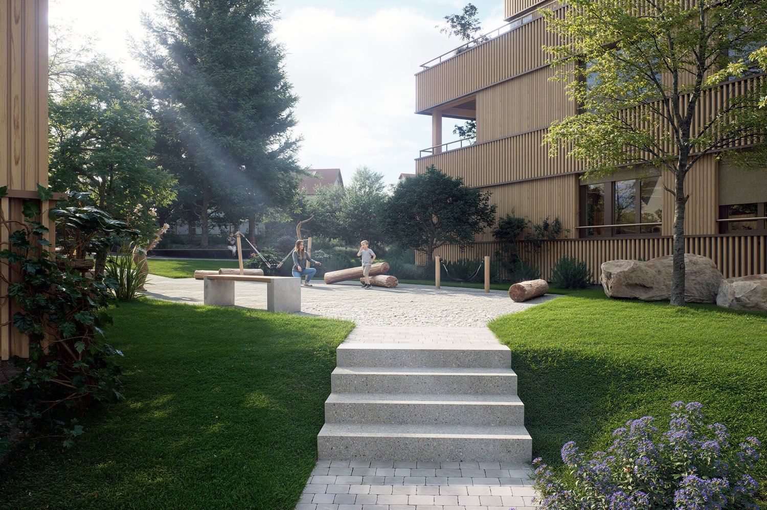 Wohnen im Park - Fünf luxuriöse Eigentumswohnungen in Goldach -  Bild 4