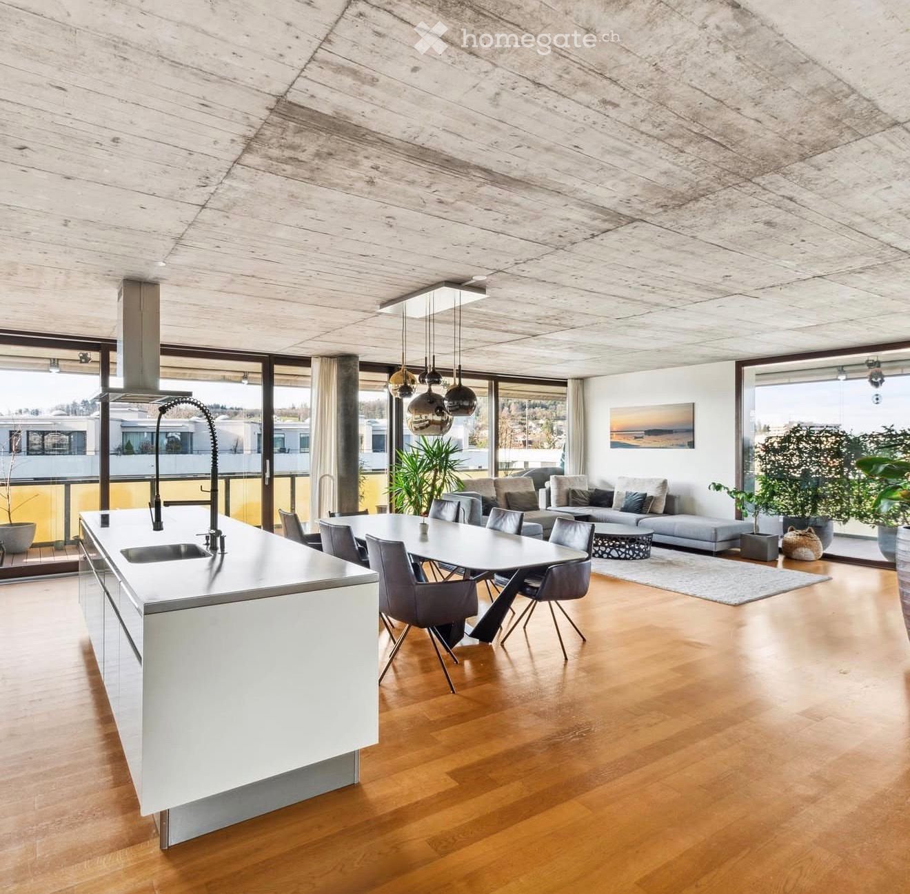 Moderne 3.5-Zimmer-Dachwohnung mit Panoramablick in Oberwinterthur -  Bild 3