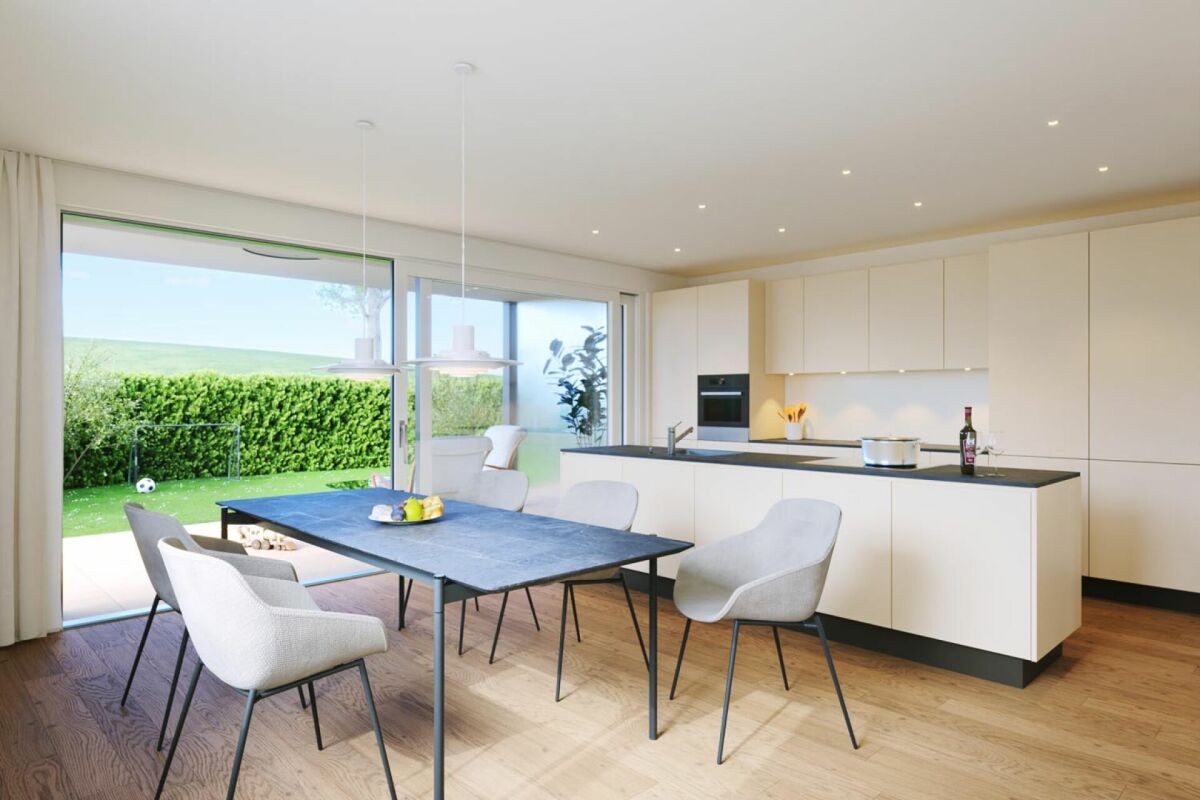 Neubauprojekt "Sonnenwiese" - 4.5 Zimmer Maisonettewohnung im EG & 1. OG (Wohnung Nr. 4) - Bild 1