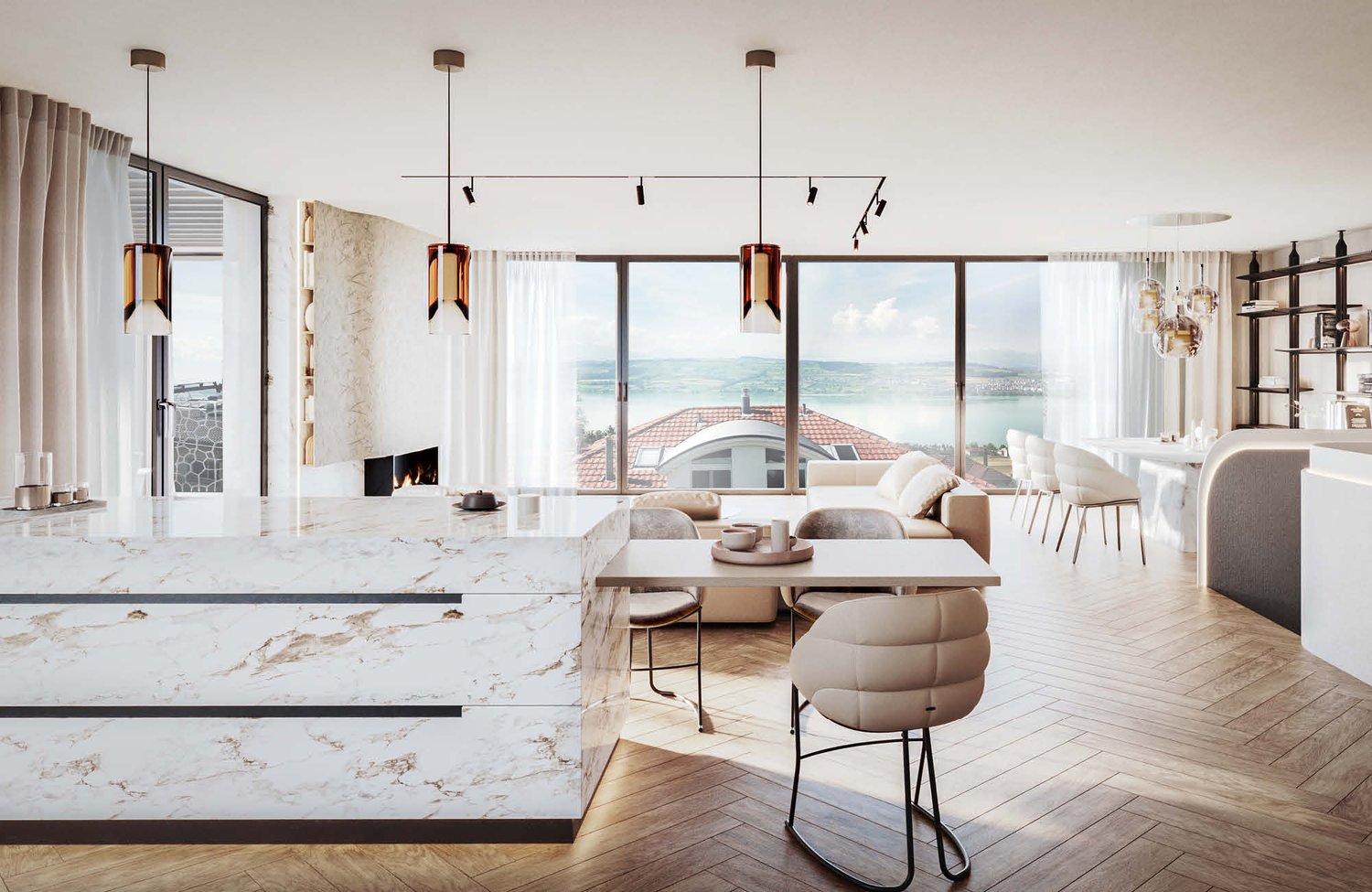 4.5-Zimmer Luxus - Maisonettewohnung mit grosszügiger Terrasse in Eich LU -  Bild 5