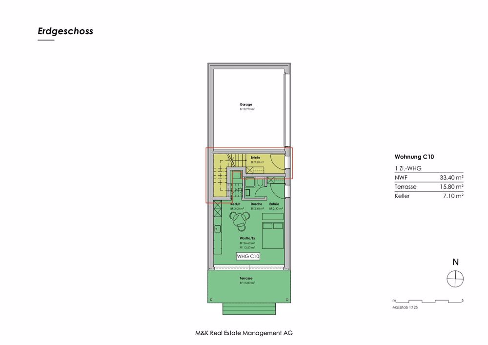 Moderne 2.5 Zimmer Wohnung 1.OG - Bild 3