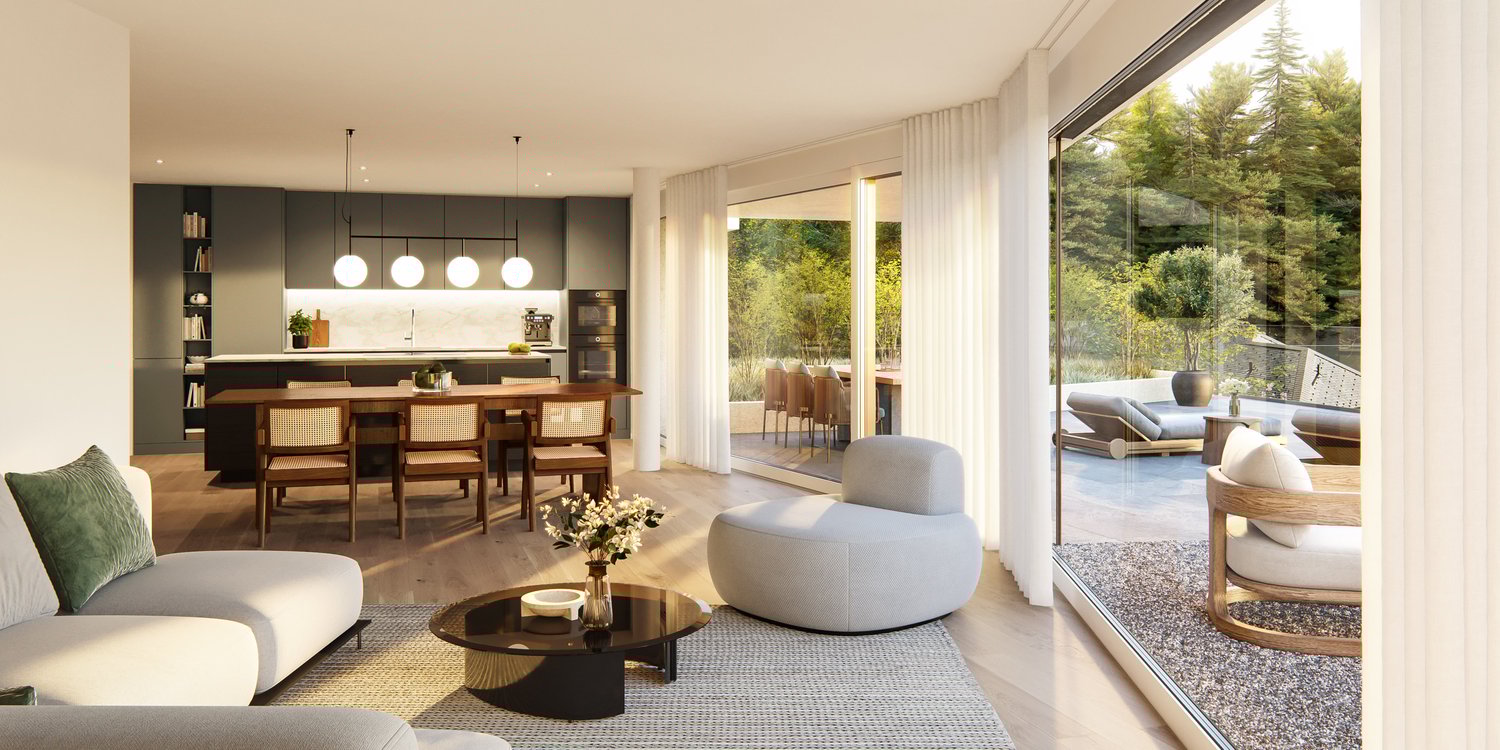 4.5-Zimmerwohnung im Neubauprojekt "Komorebi" - Walde Immobilien AG