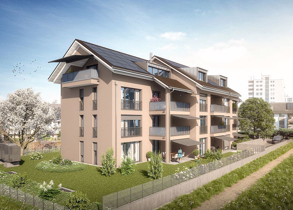 Ihr neues Zuhause im Zentrum von Allschwil - Fassade