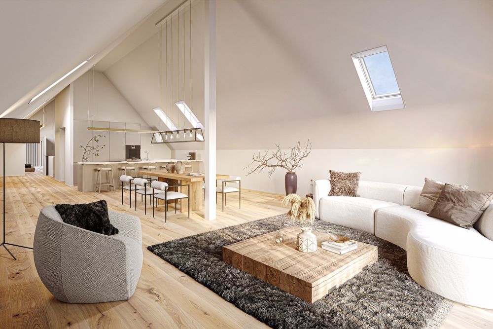 Neubach Aesch - 3.5-Zimmer-Dachmaisonette im Loftstyle (ZH) - Walde Immobilien AG