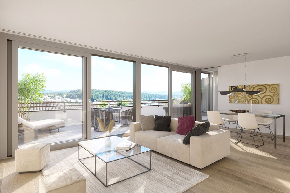 Top 3.5-Zi.Whg. mit aussergewöhnlicher 42 m² Terrasse an Premiumlage - Musterbild | Wohnungstypologie