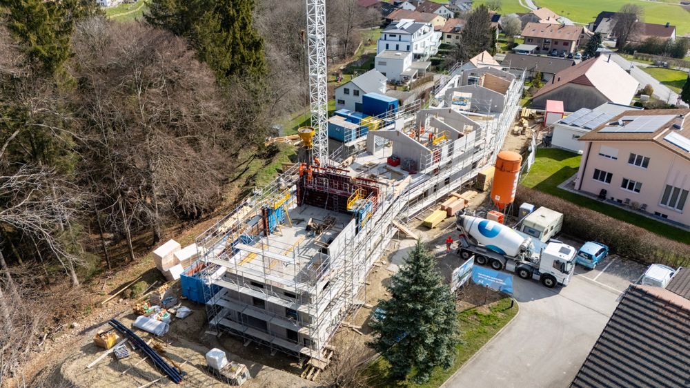 Spacieux appartement de 3.5 pièces au rez-de-chaussée à Sorens - Bild 7