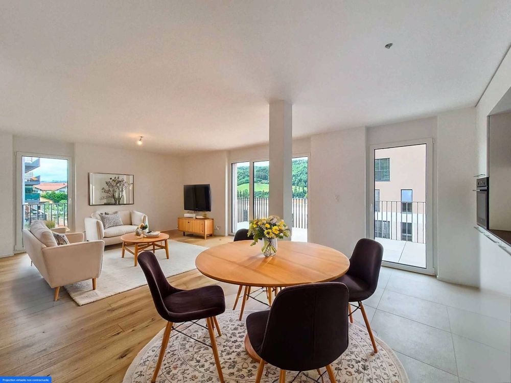 NOUVEAU ! Appartement de 3.5 pièces avec balcon - Bild 1