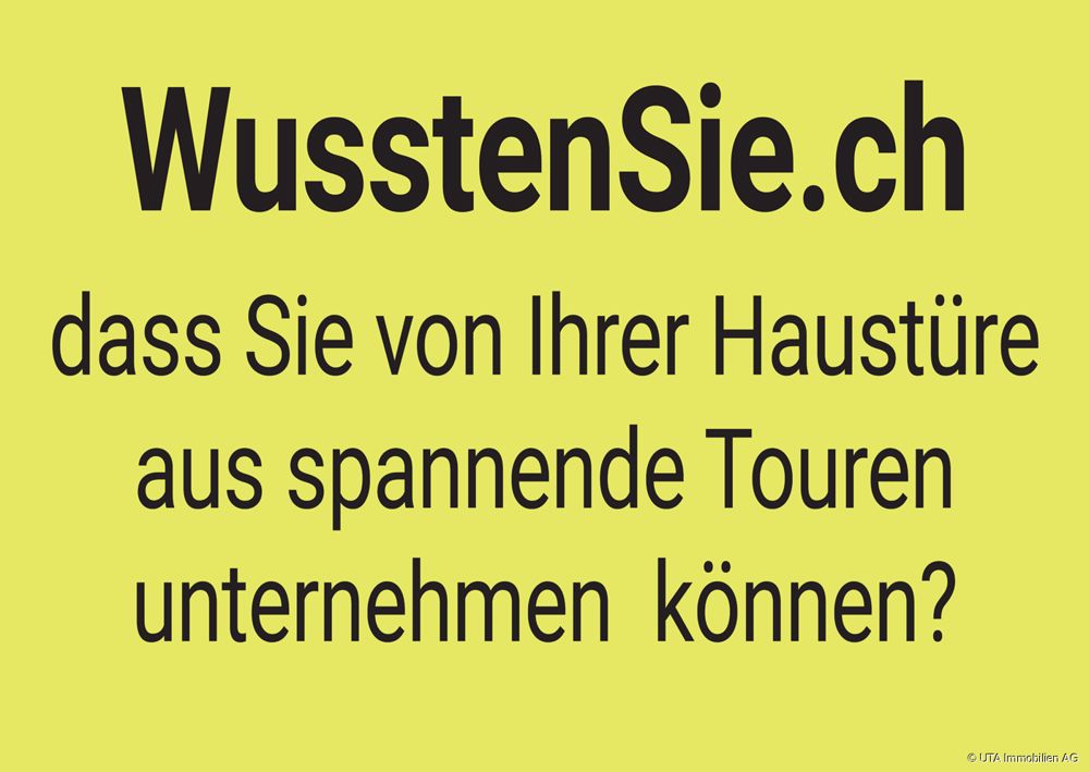 ...dass Sie in Brugg noch zahlbare Wohnungen kaufen können? - WusstenSie.ch