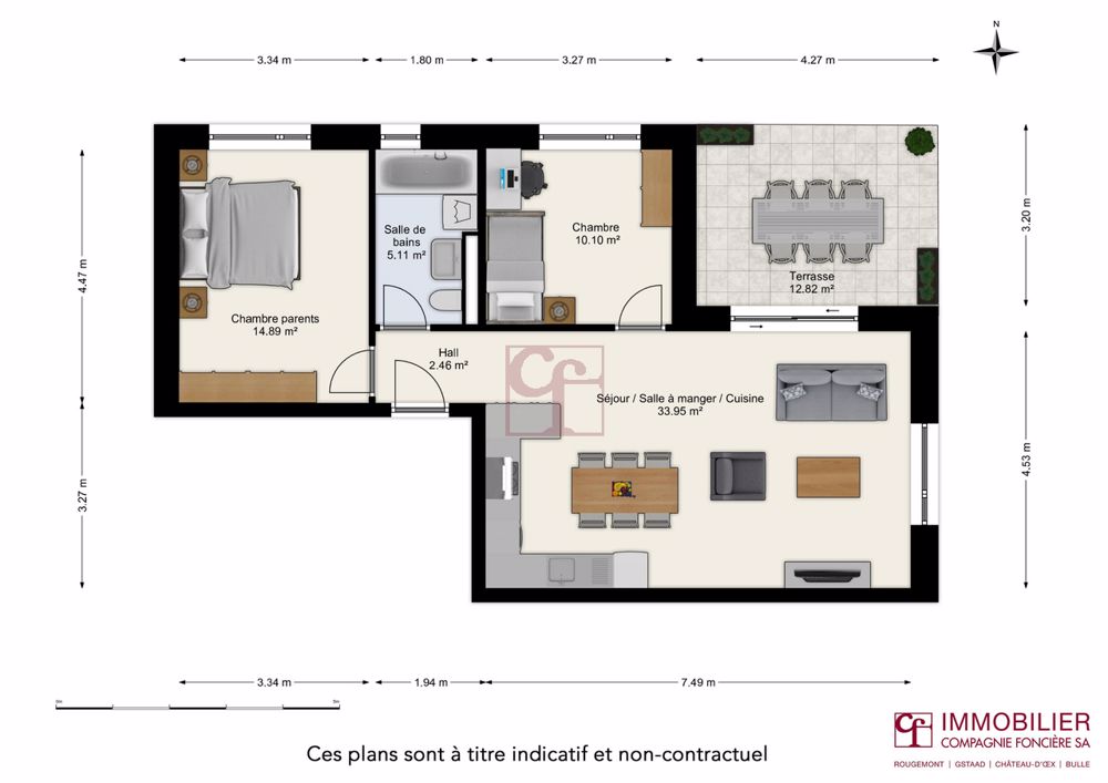 Le Clos du Centre - appartements à louer - Plan appartement