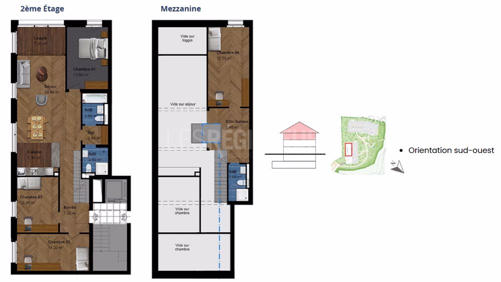 Duplex neuf de 6 pièces à Peney - Confort moderne, loggia & calme - Bild 6