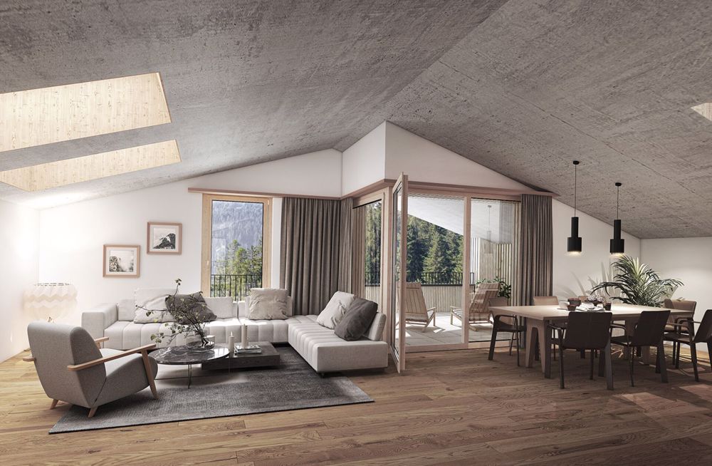 Charmante Dachwohnung mit modernem Flair an idyllischer Lage - Bild 3