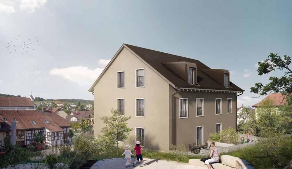 TOLLES DOPPELEINFAMILIENHAUS MITTEN IN LENGNAU - Bild 1