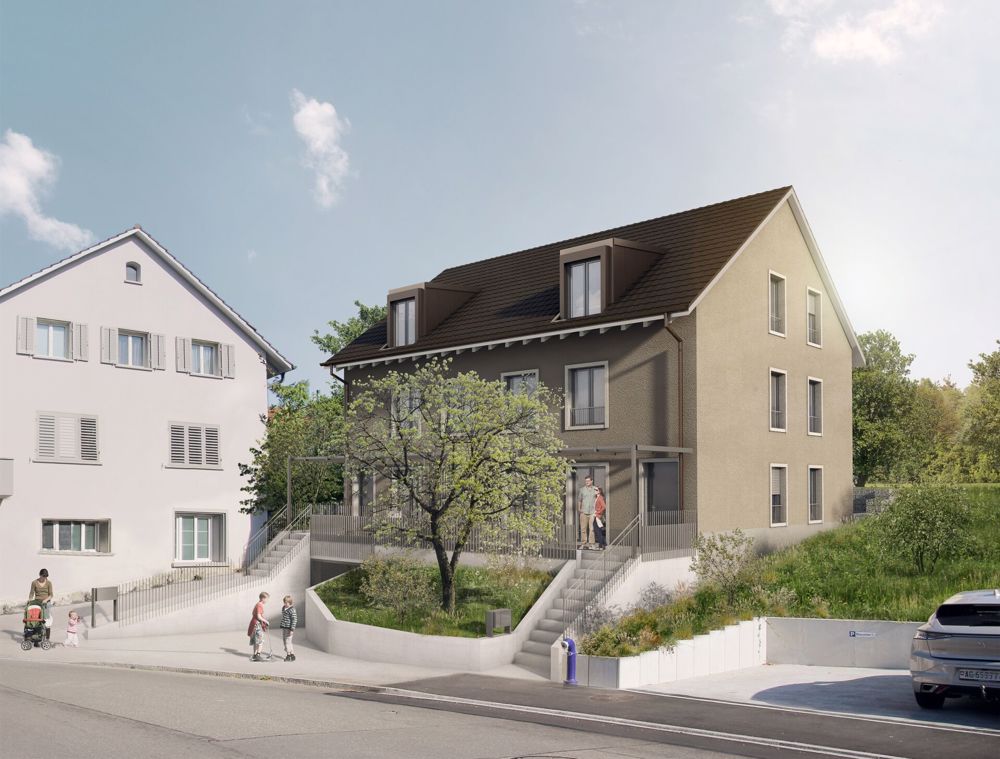 TOLLES DOPPELEINFAMILIENHAUS MITTEN IN LENGNAU - Bild 2