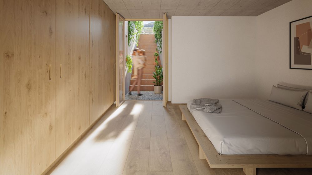 Neubauprojekt "FÜNF ZÄMME" (HAUS D) - Visualisierung