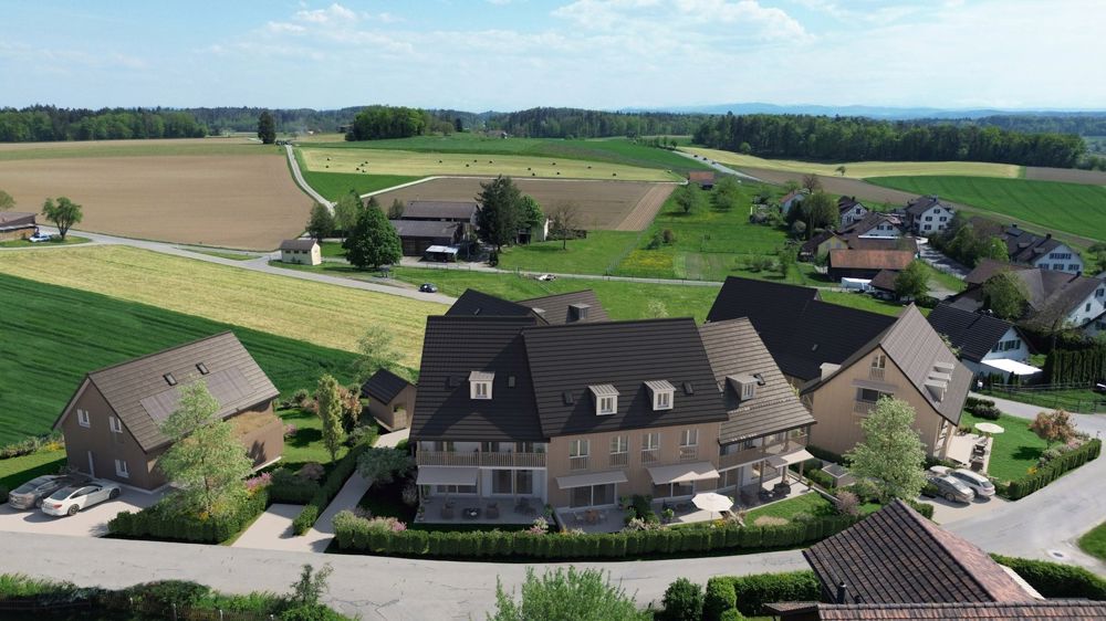 Doppelhaus, angrenzend an die Landwirtschaftszone - Überbauung Spitzler