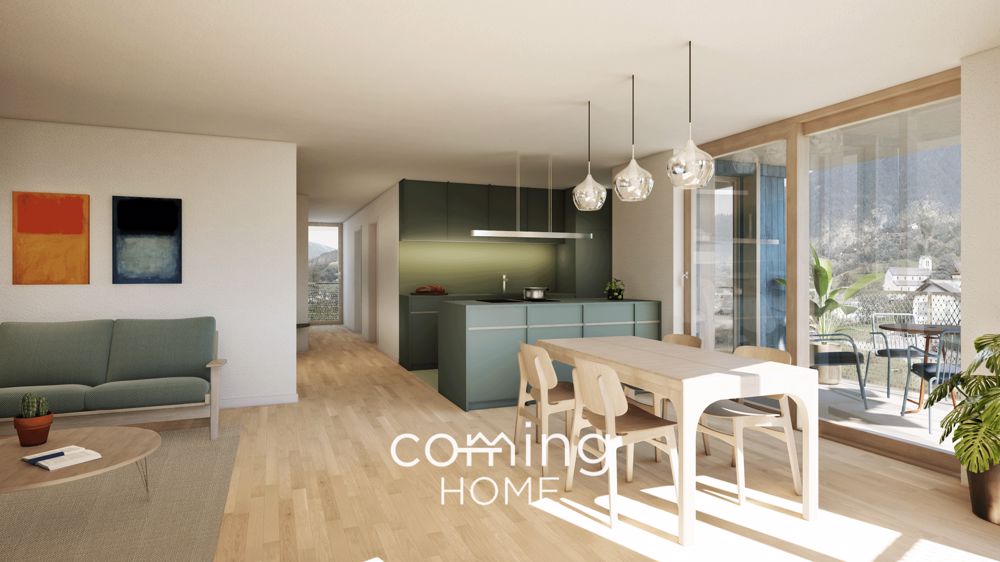 Stilvolle 4.5-Zimmer-Wohnung in Ried-Brig: Moderner Zweitwohnsitz im 1. OG - Bild 2