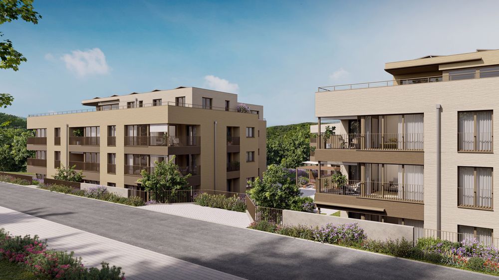 Wohnen neu gedacht - «Wohnpark Längg» - Aussenvisualisierung