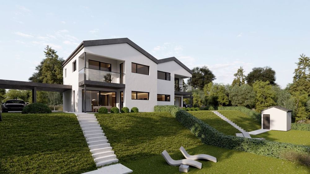 4 Magnifiques villas jumelées en promotion avec vue à Ollon - Bild 1