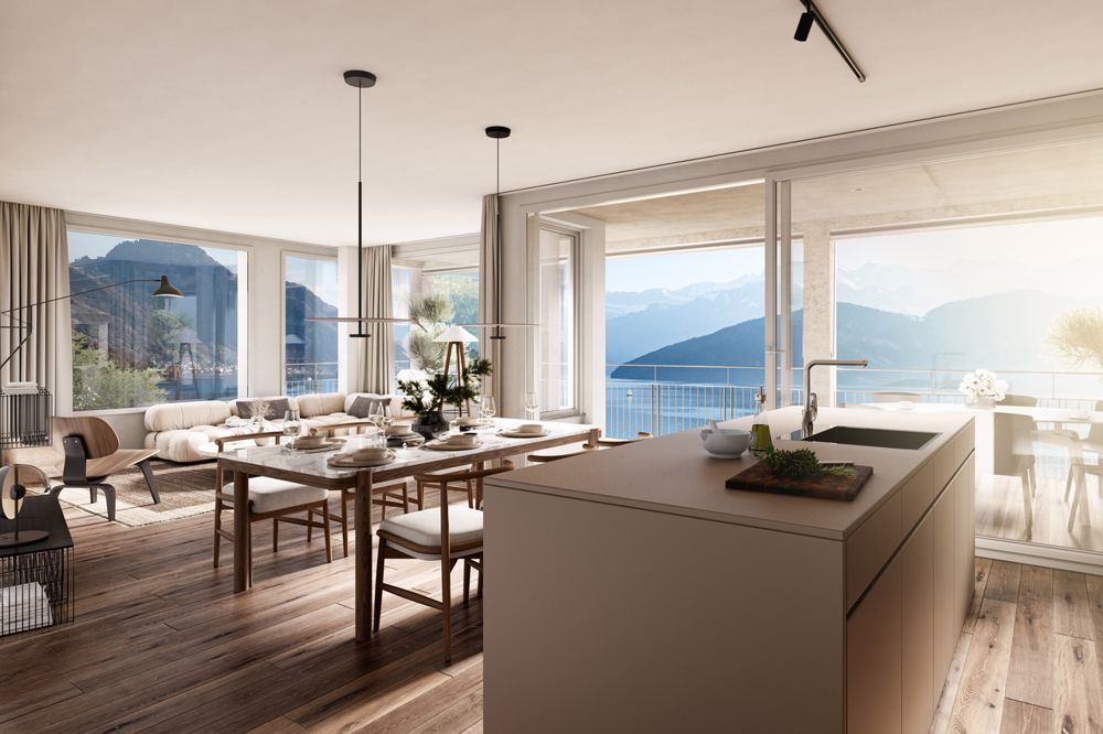 Exklusive Neubauwohnung mit Panoramasicht - Bild 1