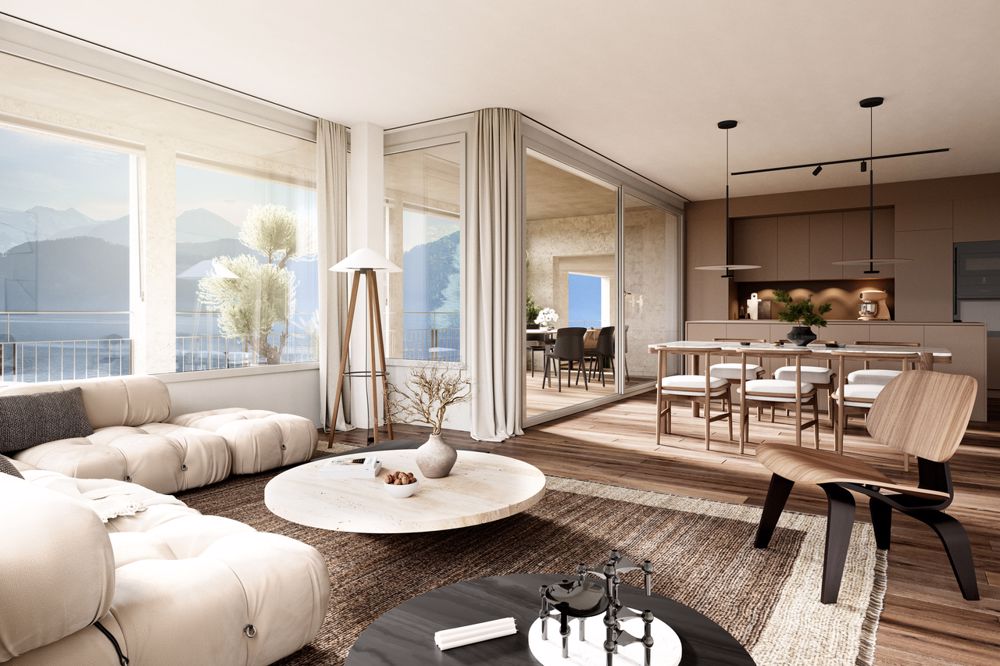 Exklusive Neubauwohnung mit Panoramasicht - Bild 3