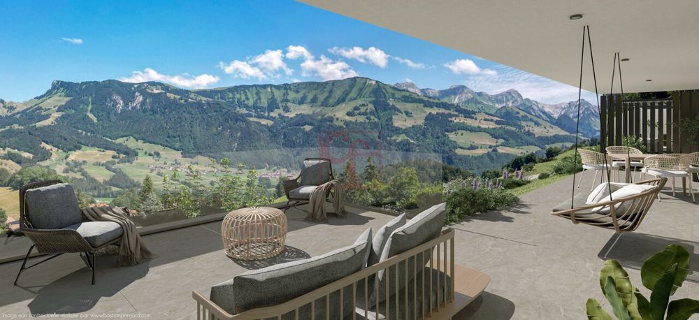 Enney - Résidence de l'Ondine - Appartement neuf de 3.5 pcs - Vue exceptionnelle