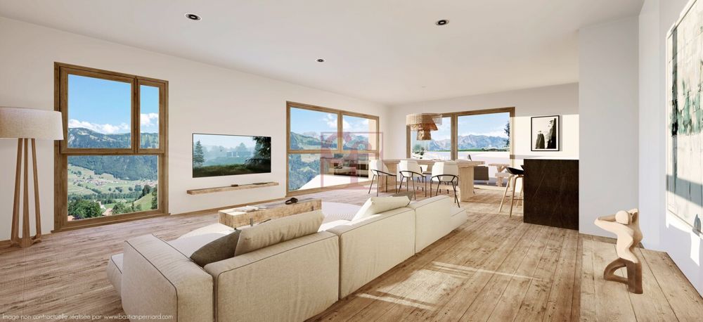 Enney - Résidence de l'Ondine - Appartement neuf de 3.5 pcs - Lumineux séjour