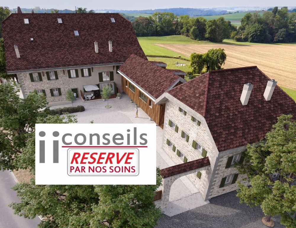 Résidences de charme dans le domaine du Château de Mex. A moins de 10 km de Lausanne-centre - Patrimoine architectural faisant naitre une rare émotion.